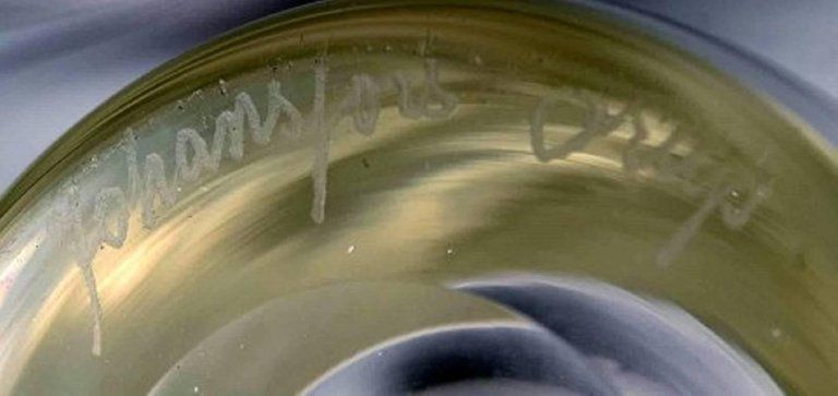 Bengt Orup Johansfors, Art Glass Vase, Designed In The 1950s 1960s photo Home Decor
