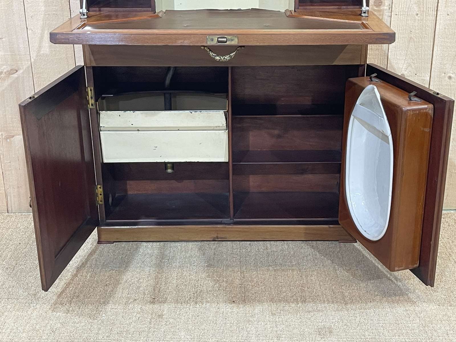 photo furniture 1930s Mahogany Boat Cabin Furniture