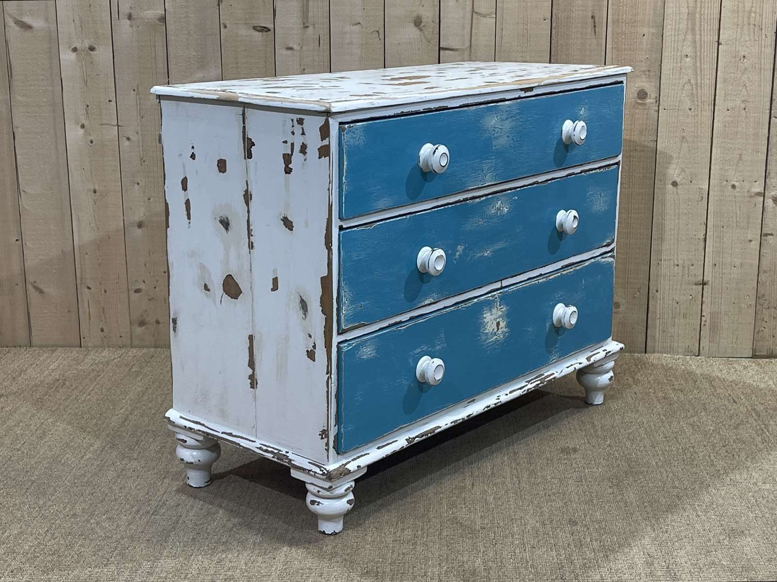 Victorian 19th Century Chest Of Drawers In Painted Fir photo buy