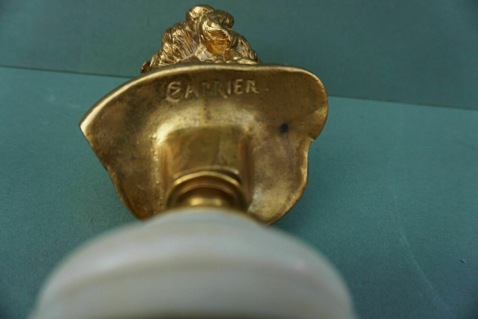 photo vinterior Antique French Gilt Bronze Bust Of A Lady Albert   Ernest Carrier Belleuse C19th