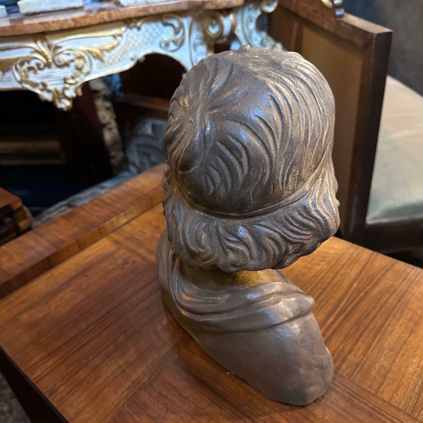 photo furniture 1930s Had Crafted Terracotta Sicilian Bust Of A Young Girl