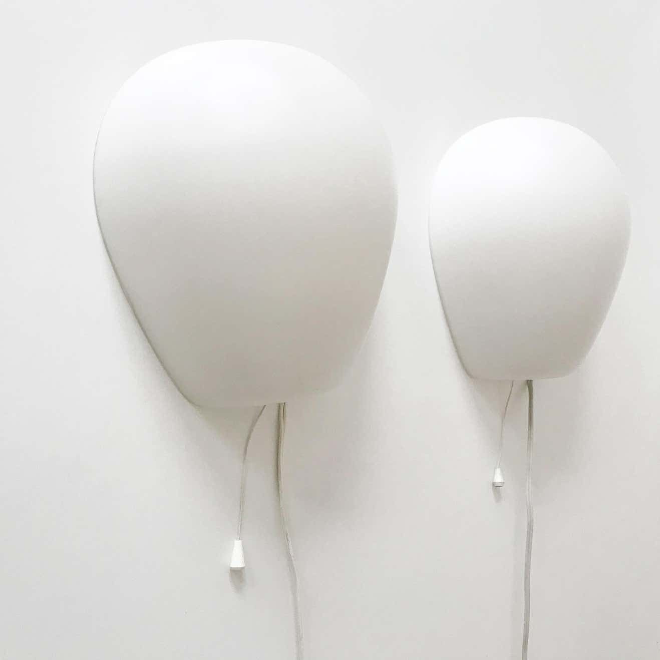 Set Of Two Midcentury Shell Wall Lamps Or Sconces By Wilhelm Wagenfeld, 1950s photo for sale