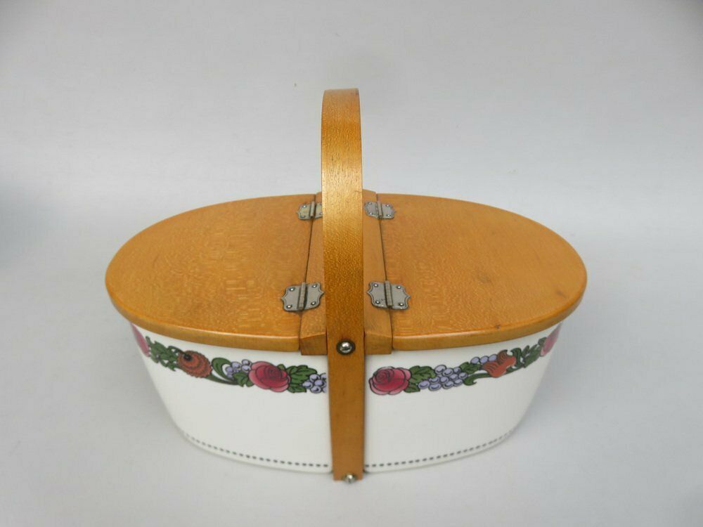 Art Nouveau Pastry Box In Ceramics And Wood, 1890s photo furniture