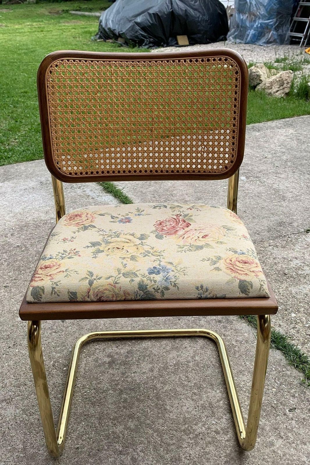 1 Of 3 Mid Century Modern Italian Marcel Breuer B32 Cesca Chair, 70s photo vinterior