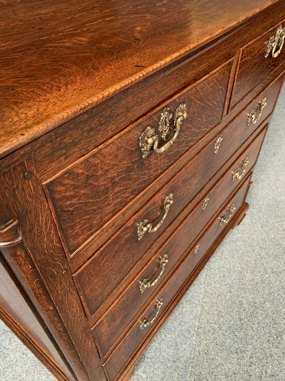 photo for sale Fine Quality George III Oak Chest Of Drawers