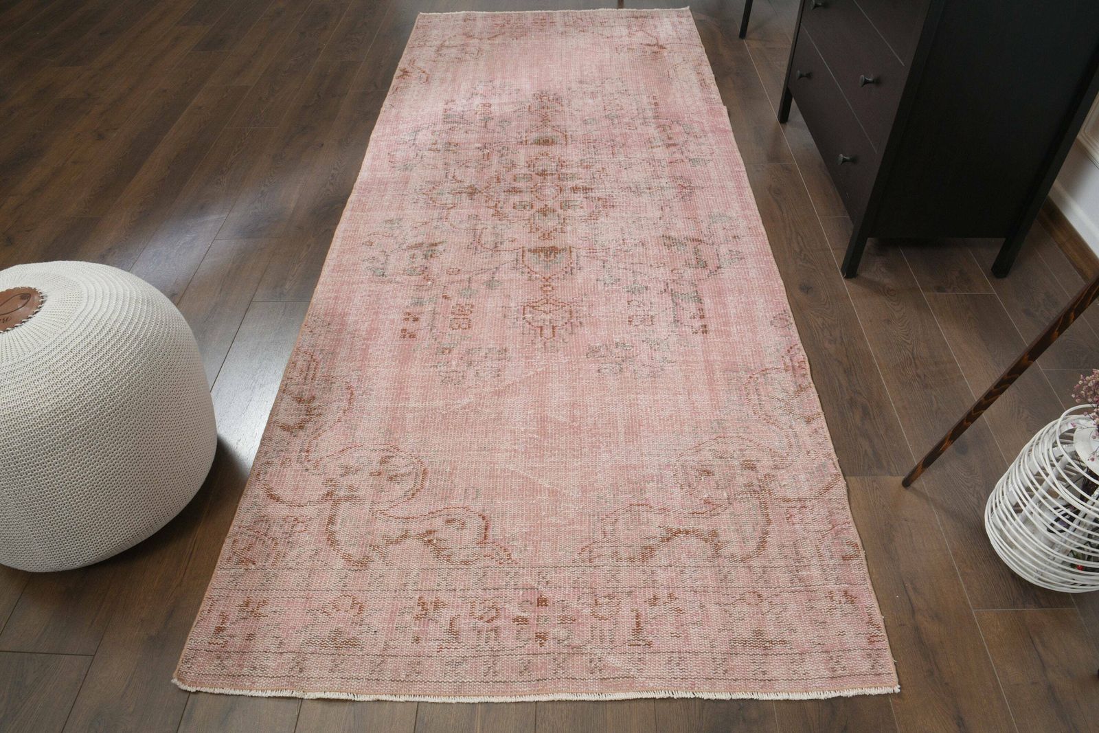 4x7 Turkish Rug, Handmade Wool Rug, Boho Decor, One Of A Kind, Bohemian Rug, 4x7 Area Rug, Faded Rug, Home Decor, 4x7 Muted Turkish Carpet
