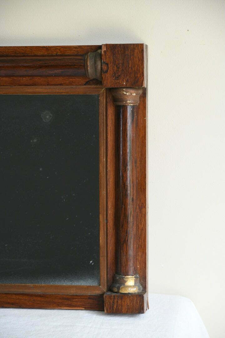 Antique Rosewood Overmantle Mirror photo furniture