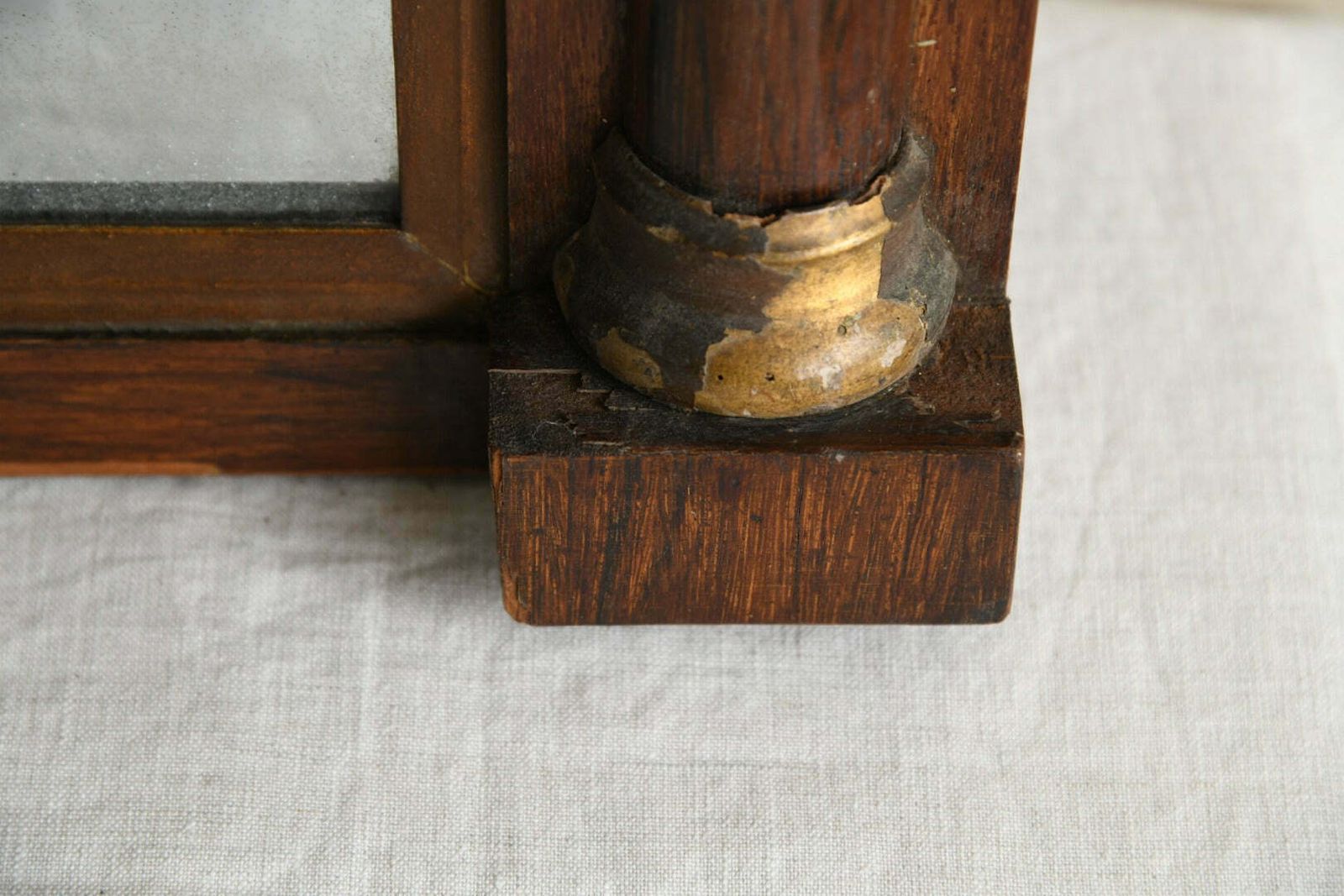 Antique Rosewood Overmantle Mirror photo 365.0