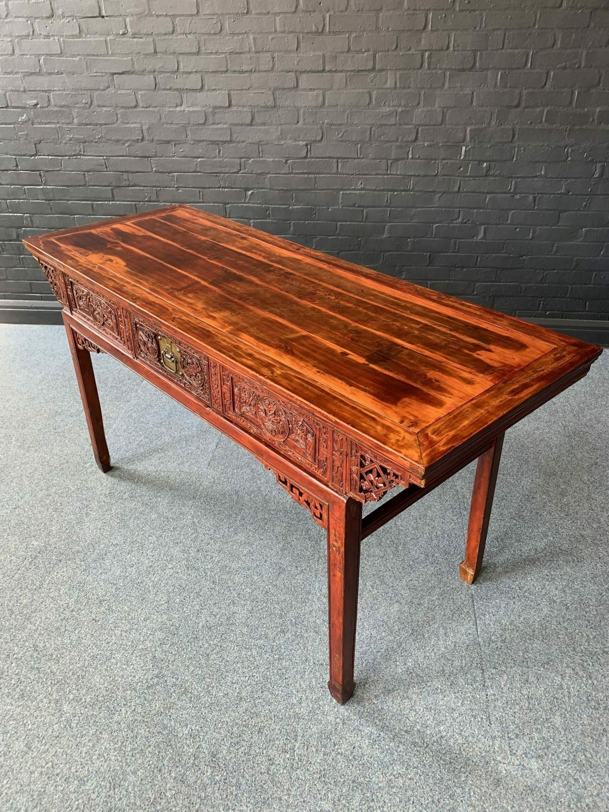 Chinese Red Lacquered Altar Table photo 1650.0