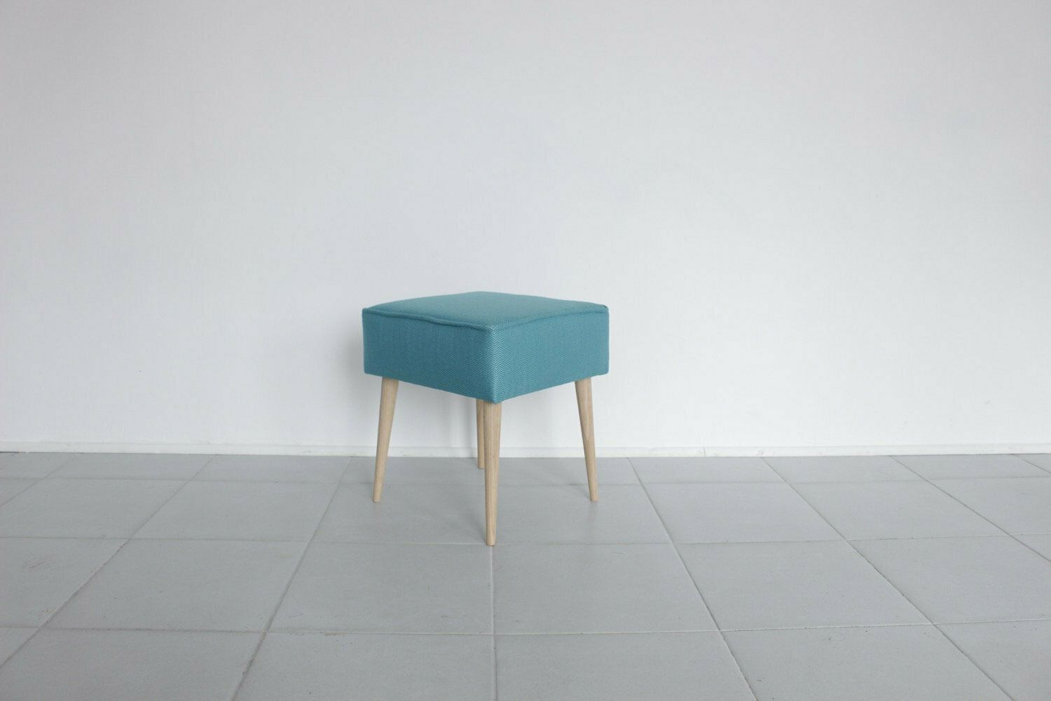 photo furniture Upholstered Stool, Upcycled