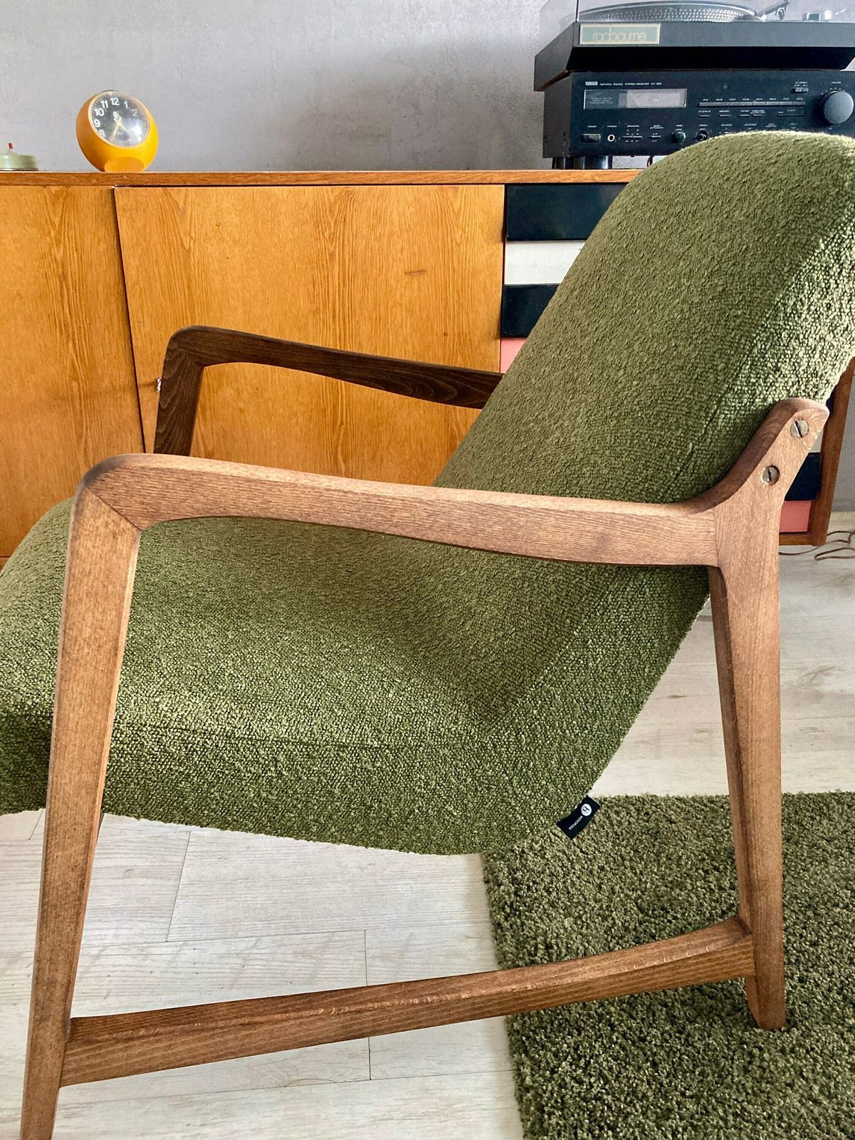 Original Mid Century Polish Chair "Type 364" From Late 50s. Designed By Barbara Fenrych Węcławska photo Furniture