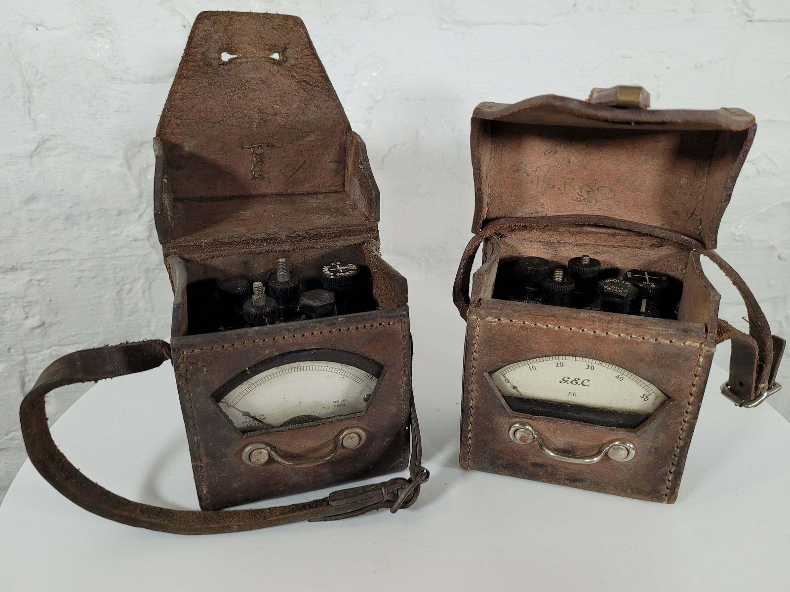 Vintage Gpo Test Meters / Voltmeter / Ammeter / Electrical Testing Equipment