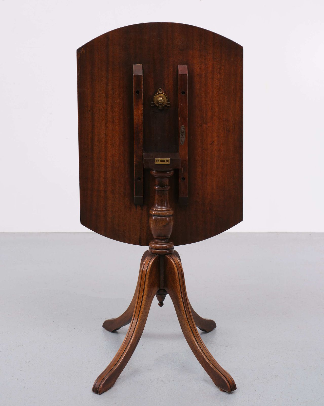 Bevan Funell Reprodux Tilt Top Wine Table 1970s England photo for sale