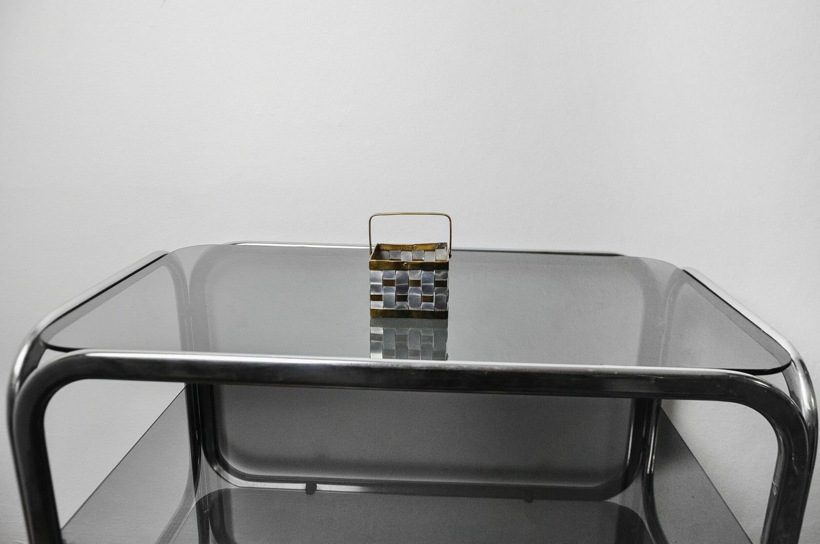 Hollywood Regency Cart By Paul Evans, 1980 photo vinterior
