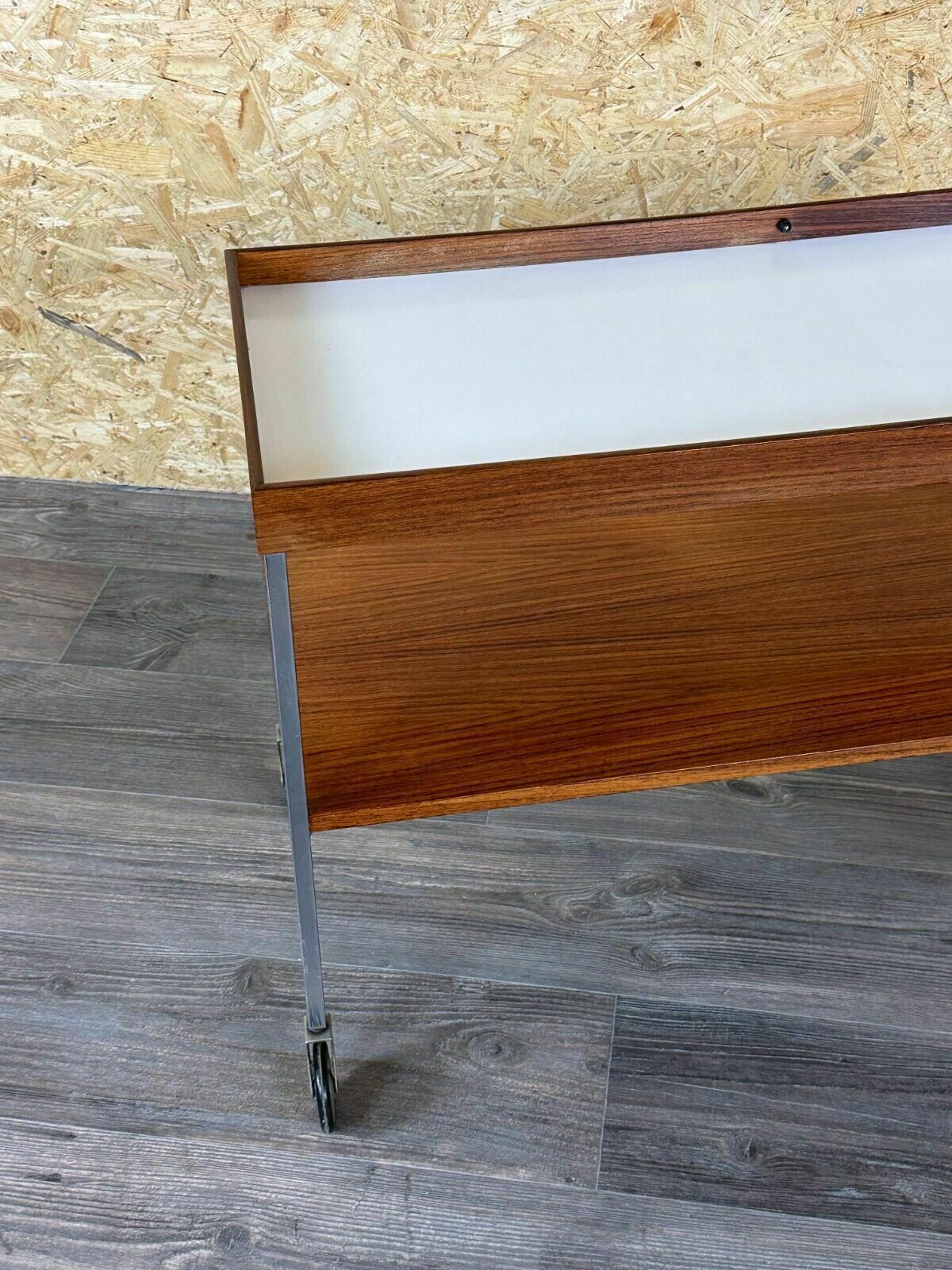 1960s 1970s Serving Trolley Walnut Teak Walter Wirz For Wilhelm Renz Design photo Furniture