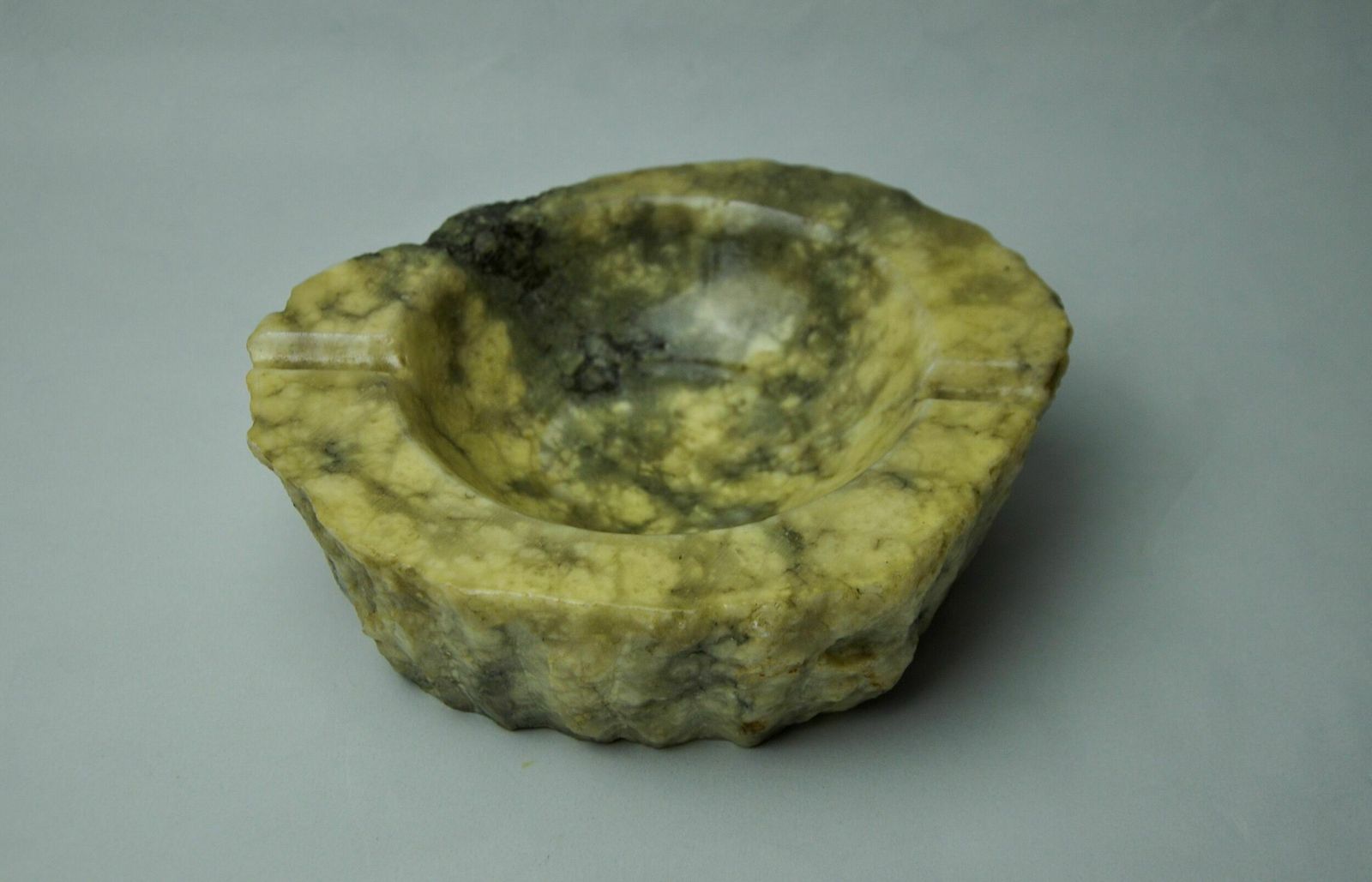 Yellow Alabaster Ashtray By Romano Bianchi, Italy, 1970 photo 392.0