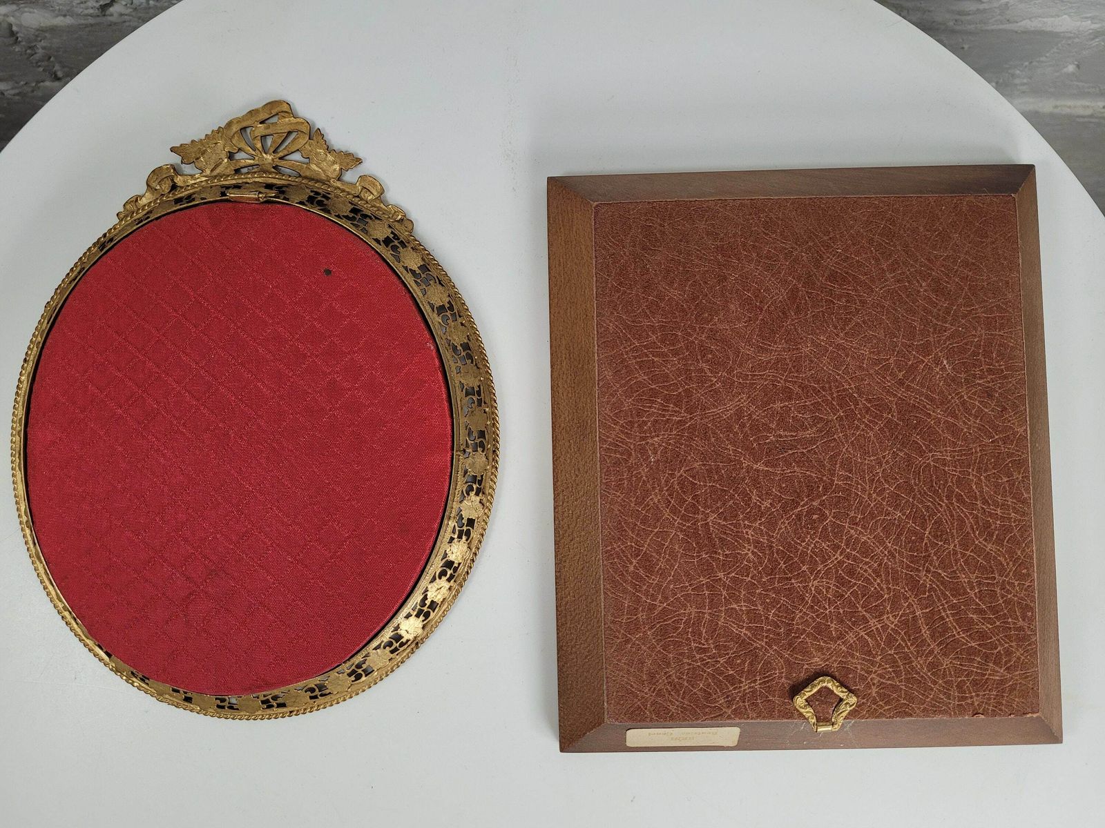 A Set Of Two Mid Century Reproduction Prints / Baroque Prints photo vintage
