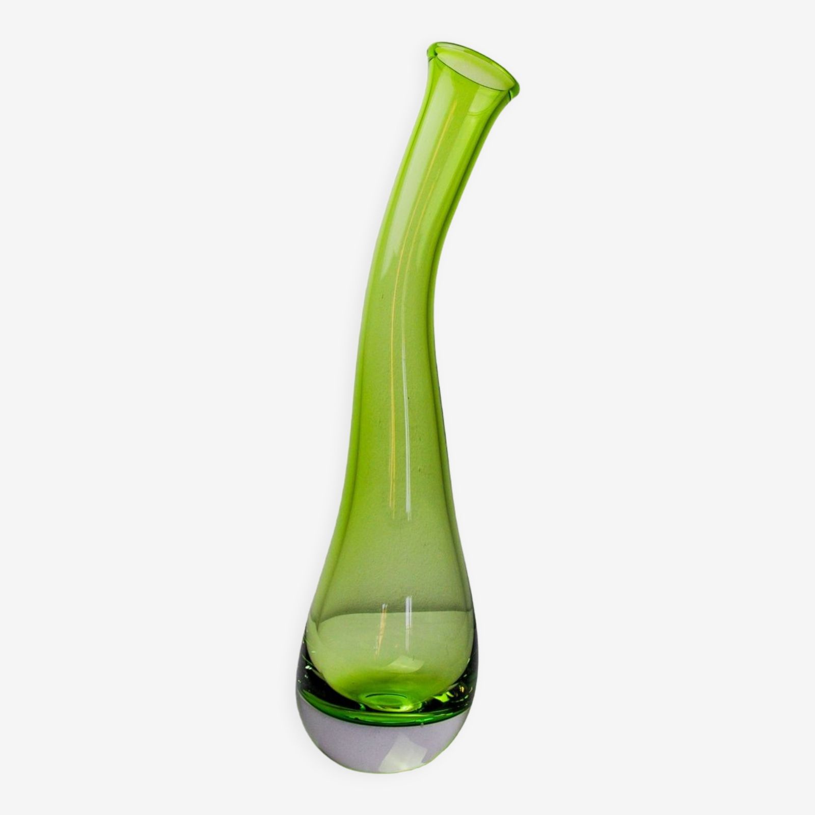Sommerso Green Xl Vase By Seguso, Italy, 1970