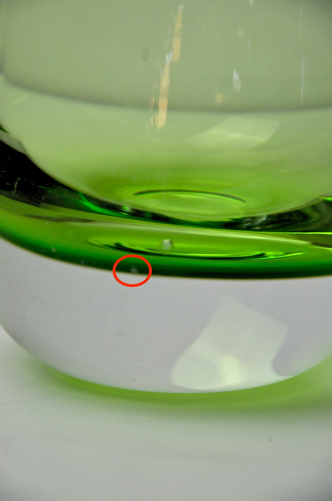 Sommerso Green Xl Vase By Seguso, Italy, 1970 photo vintage