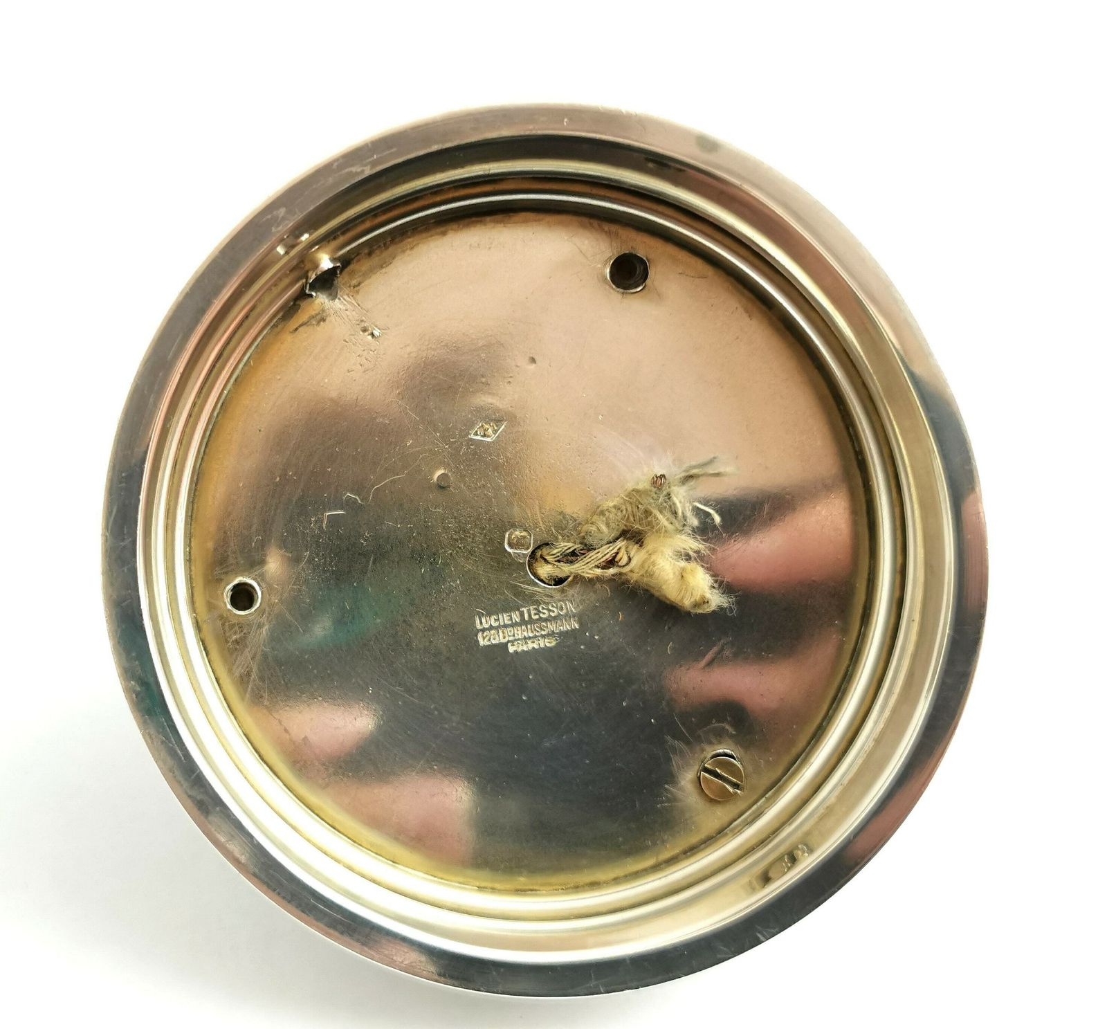 Antique French Silver And Ceramic Door Bell Push, Bell Ringer photo buy