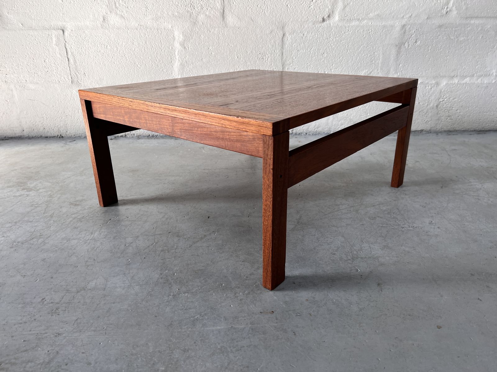 Teak Danish Modular Coffee Table By Ole Gjerlov Knudsen & Torben Lind For France & Son photo vintage