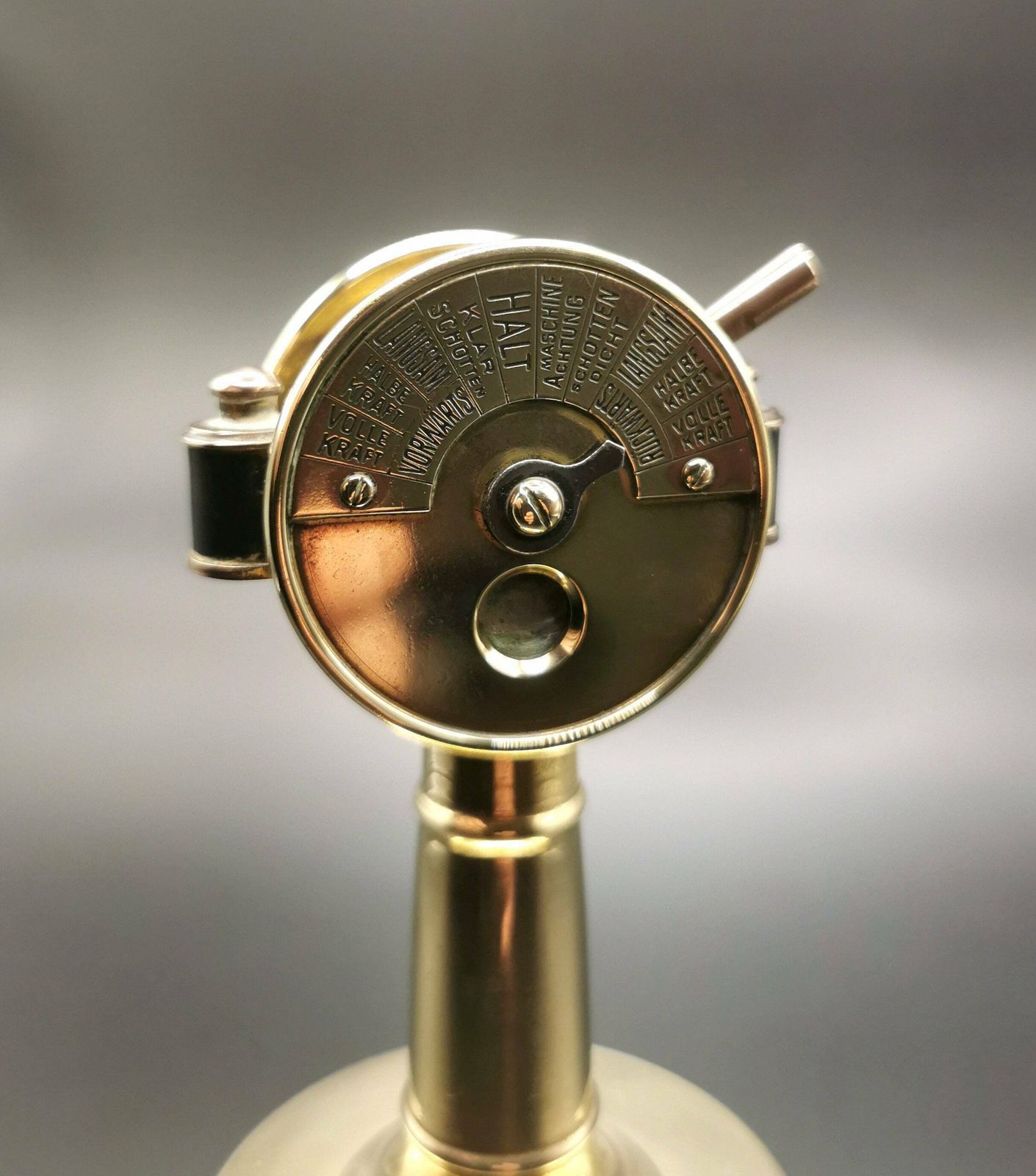 Antique Novelty Cigar Cutter, Ships Engine Room Telegraph, Nautical photo buy