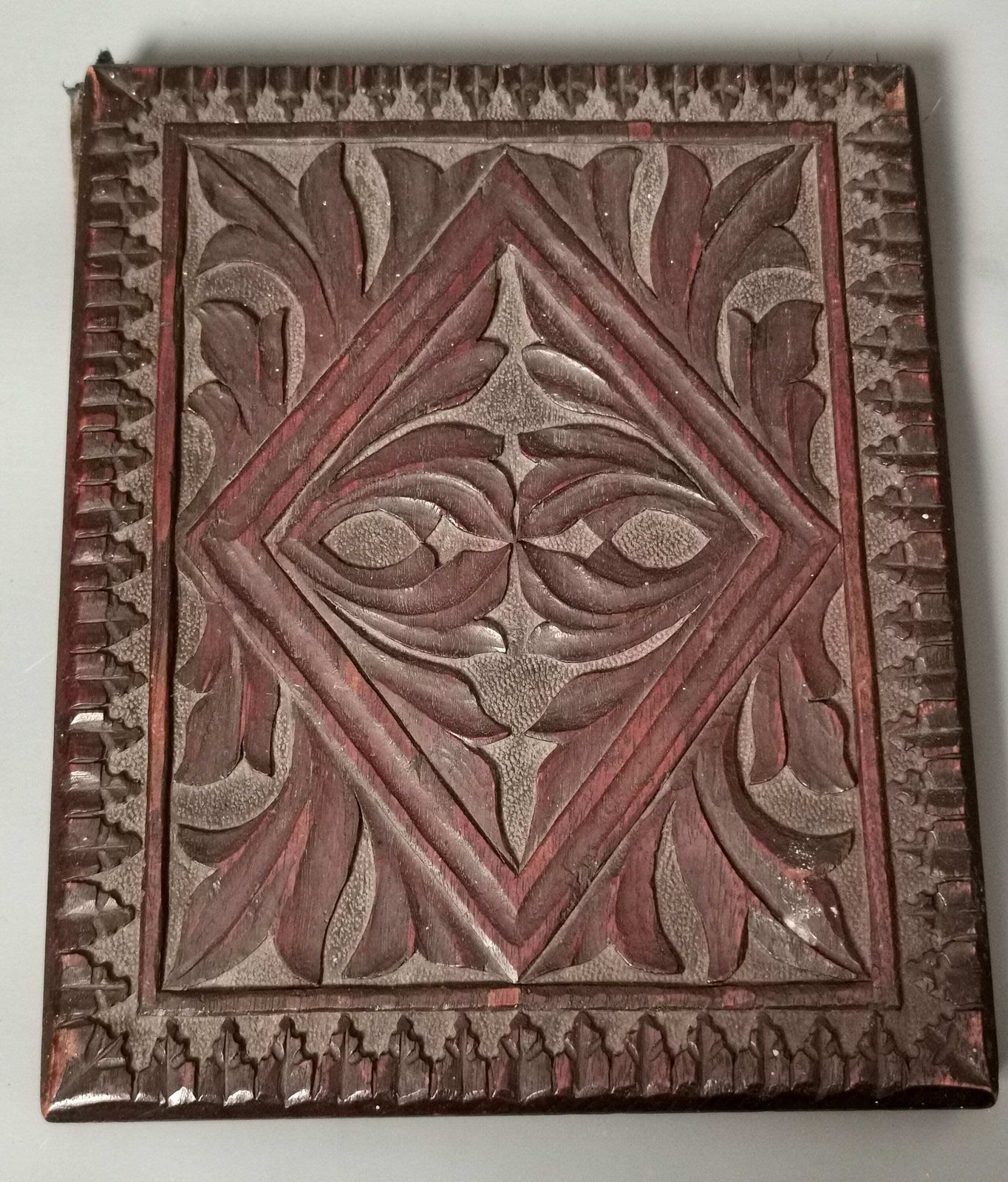 Antique Arts And Crafts Document Folder, Ink Blotter, Case photo vinterior