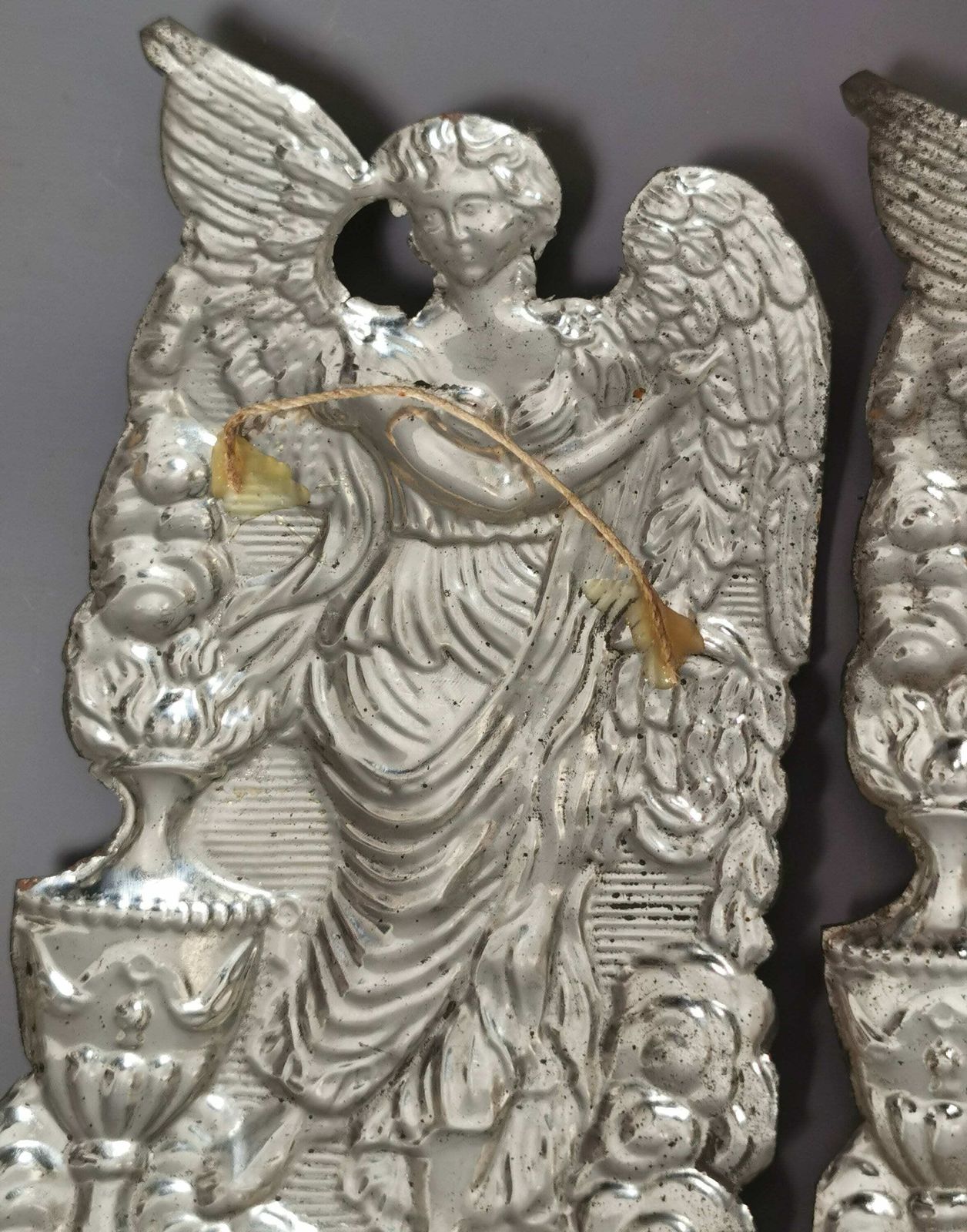 Antique Georgian Coffin Plates, Casket Plaques, Funeral, Angels photo buy