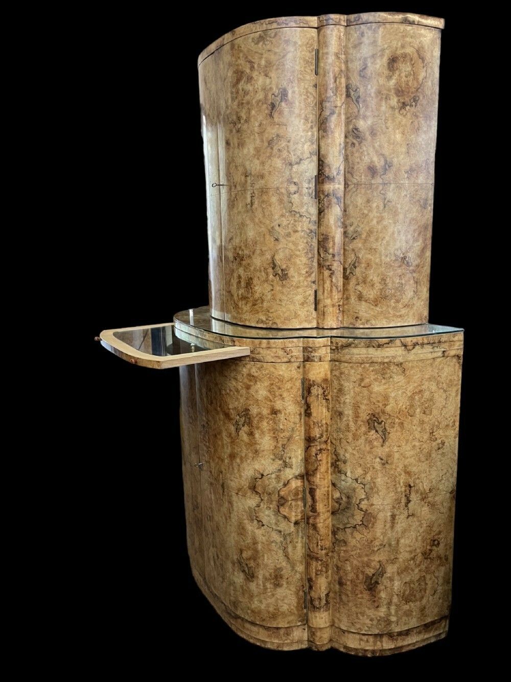 Fine Art Deco Cocktail Cabinet By Harry And Lou Epstein. photo vintage