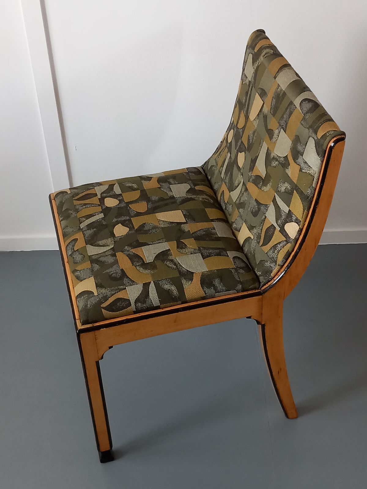Art Deco Chair, 1940s, Satinwood photo Furniture