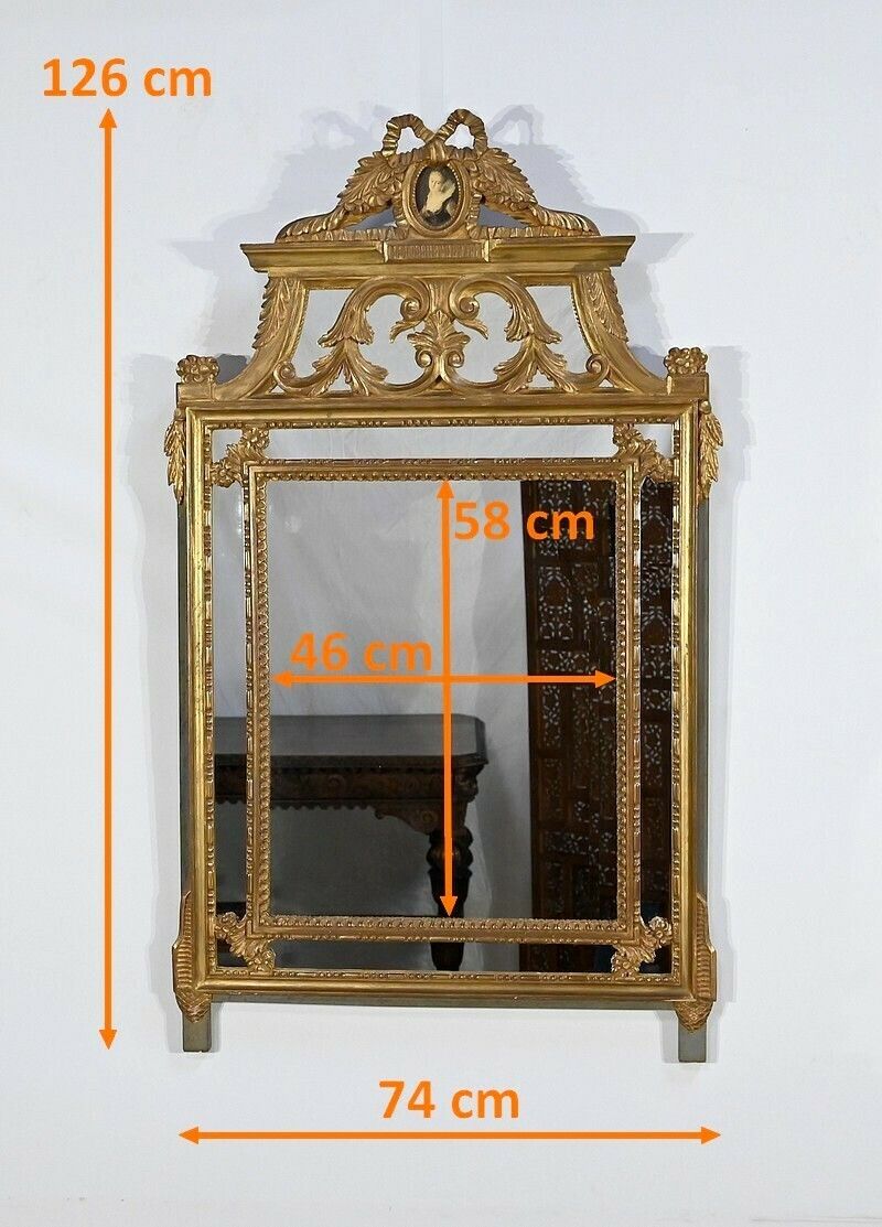 2008.5 Mirror Louis XVI Style, Late 19th Century photo