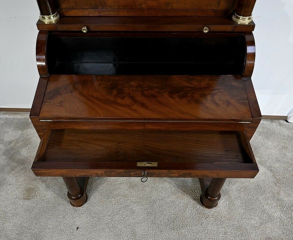 6015.2 Small Cylinder Desk, Empire Period, Early 19th Century photo