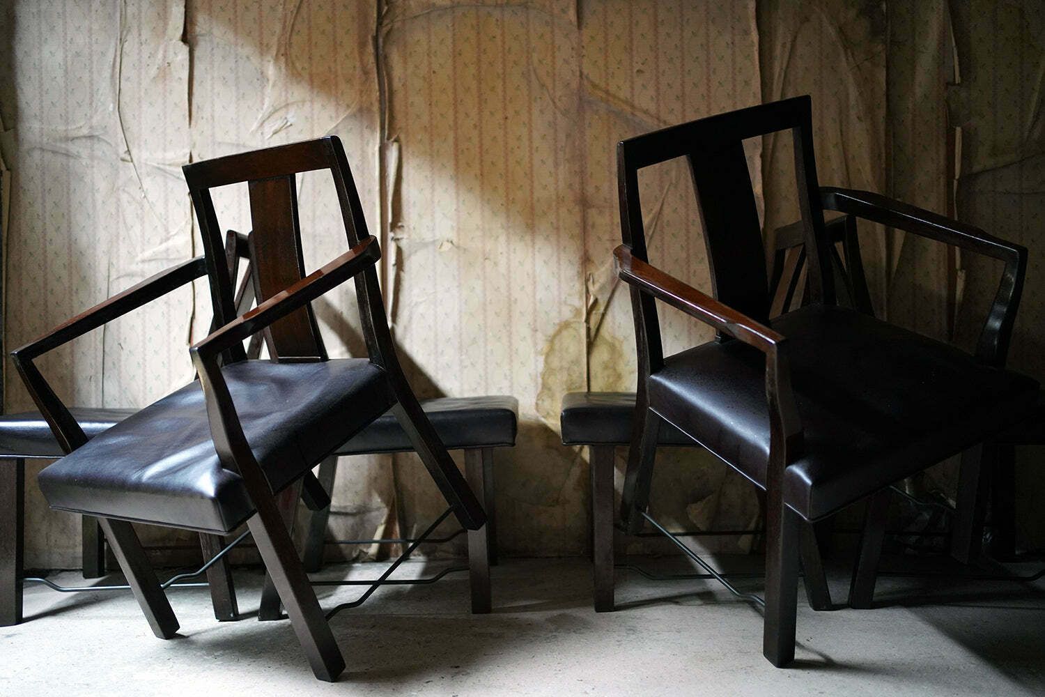 Edward Wormley For Dunbar; A Good Set Of Six Mid 20thc Dining Chairs photo Furniture