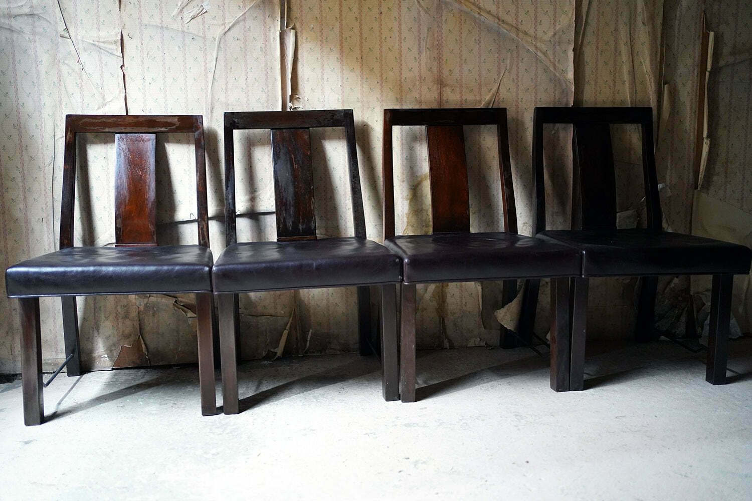 Edward Wormley For Dunbar; A Good Set Of Six Mid 20thc Dining Chairs photo vinterior
