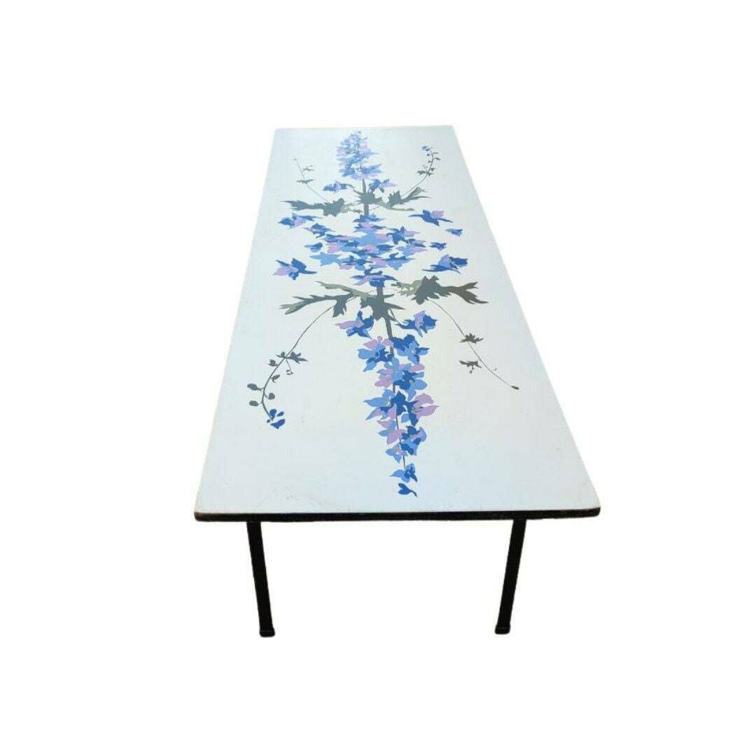 Mid Century Floral Design Coffee Table By John Piper For Terence Conran photo Furniture