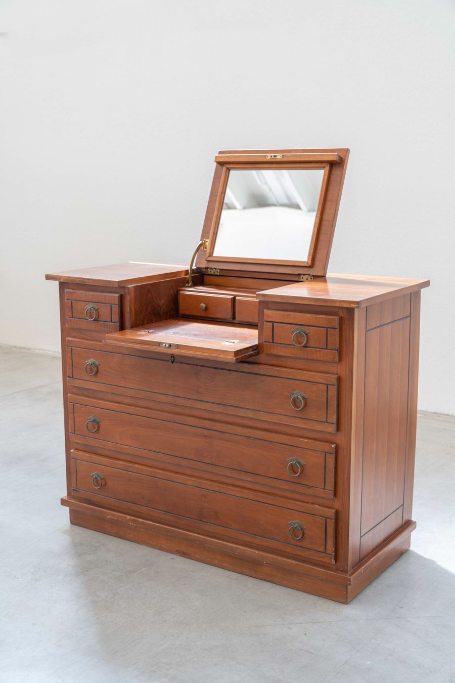 Chest Of Drawers, With Flap Chest Of Drawers, Firm Mazzantica 1970 1980