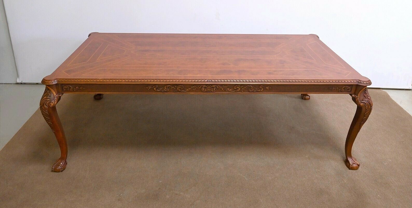 Important Rectangular Table, Chippendale Style, England   Mid 20th Century photo furniture