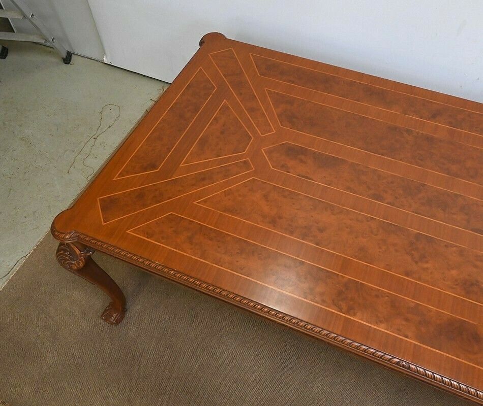 Important Rectangular Table, Chippendale Style, England   Mid 20th Century photo 6094.51