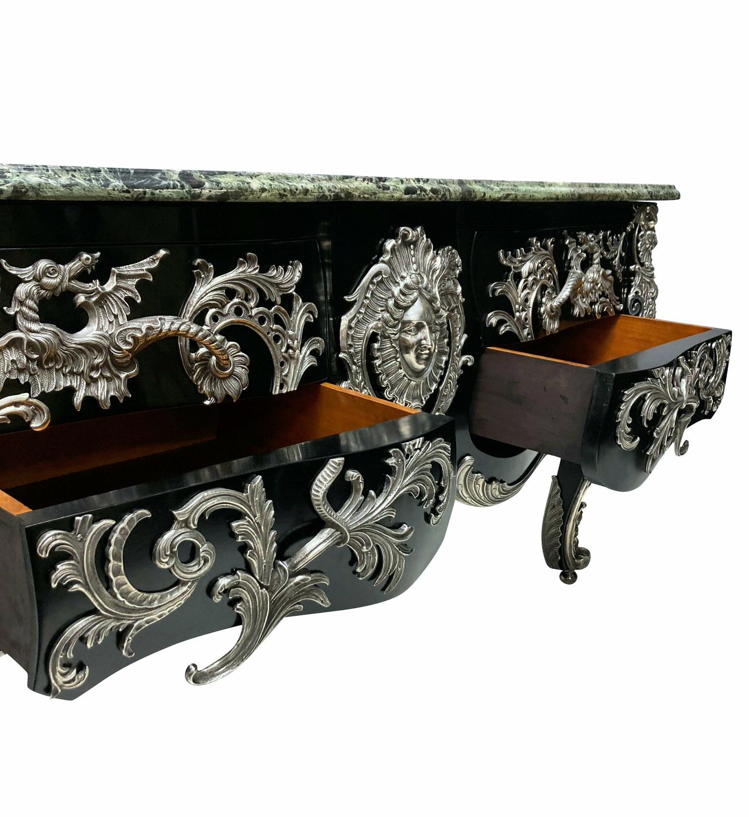 A Monumental Silver Mounted Commode A Vantaux After Gaudreaux photo buy