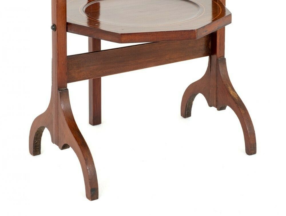 Sheraton Cake Stand Mahogany Revival Circa 1900 photo vintage
