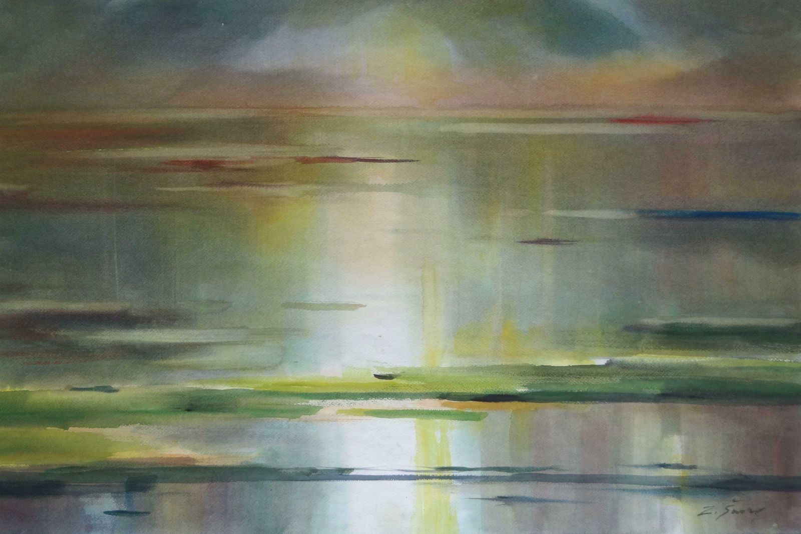 Zigmunds Snore At Baltic Sea. 2020. Watercolour, Paper