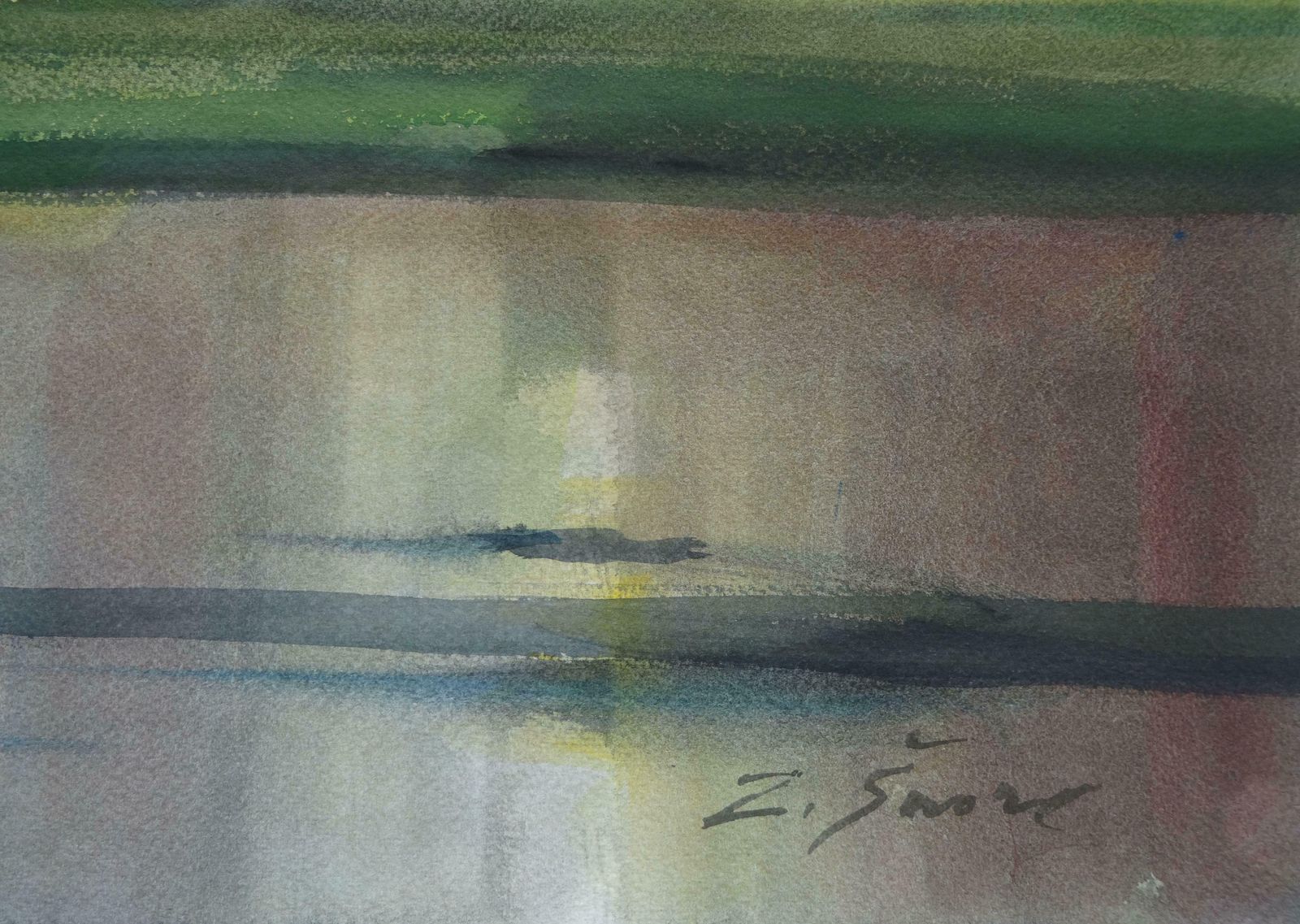 Zigmunds Snore At Baltic Sea. 2020. Watercolour, Paper photo furniture