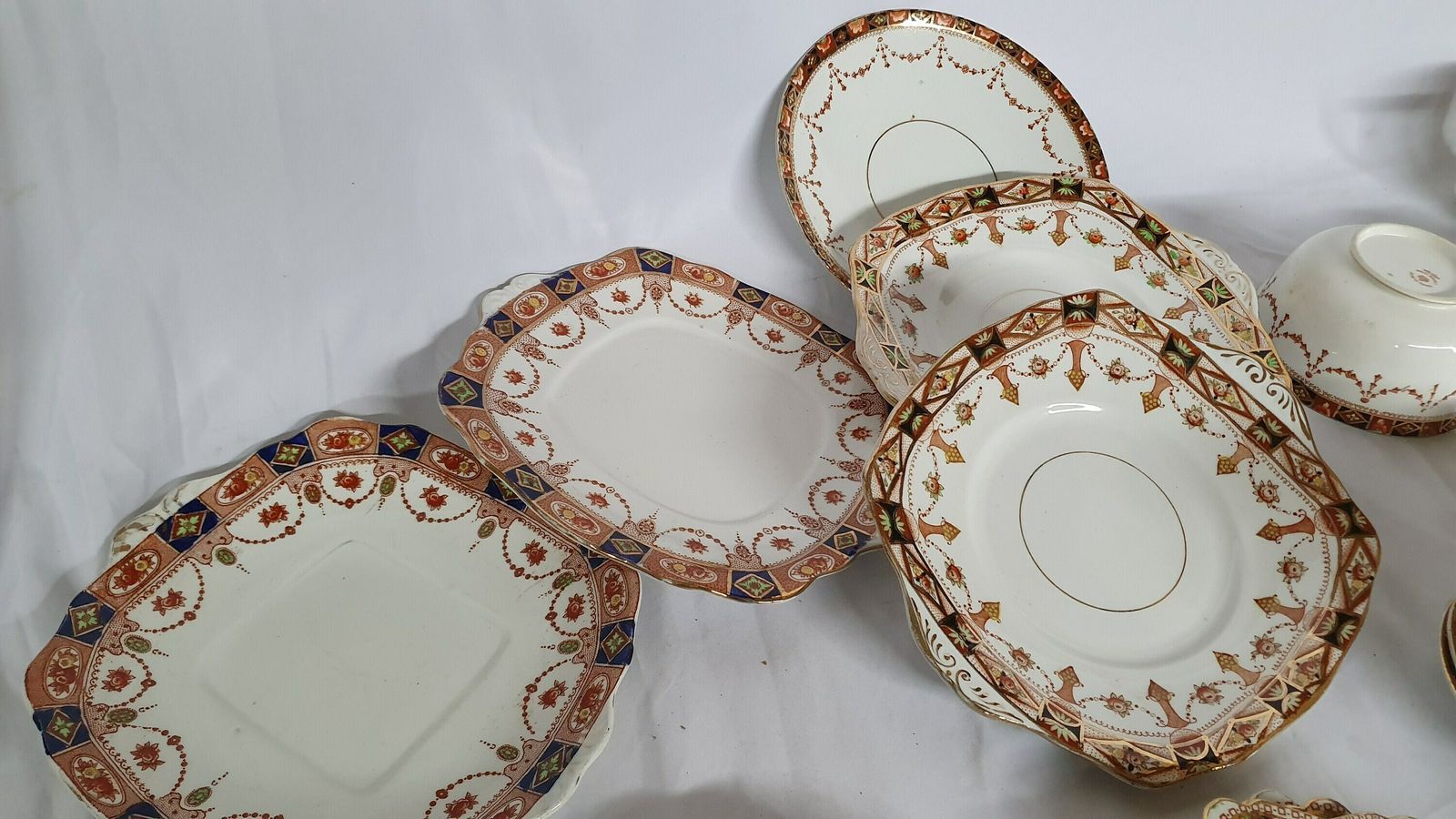 Large Collection Various C1900 Vintage Tea Ware Service Cups Saucers Plates Carlisle Ware Tea Party! Mix And Match. photo buy