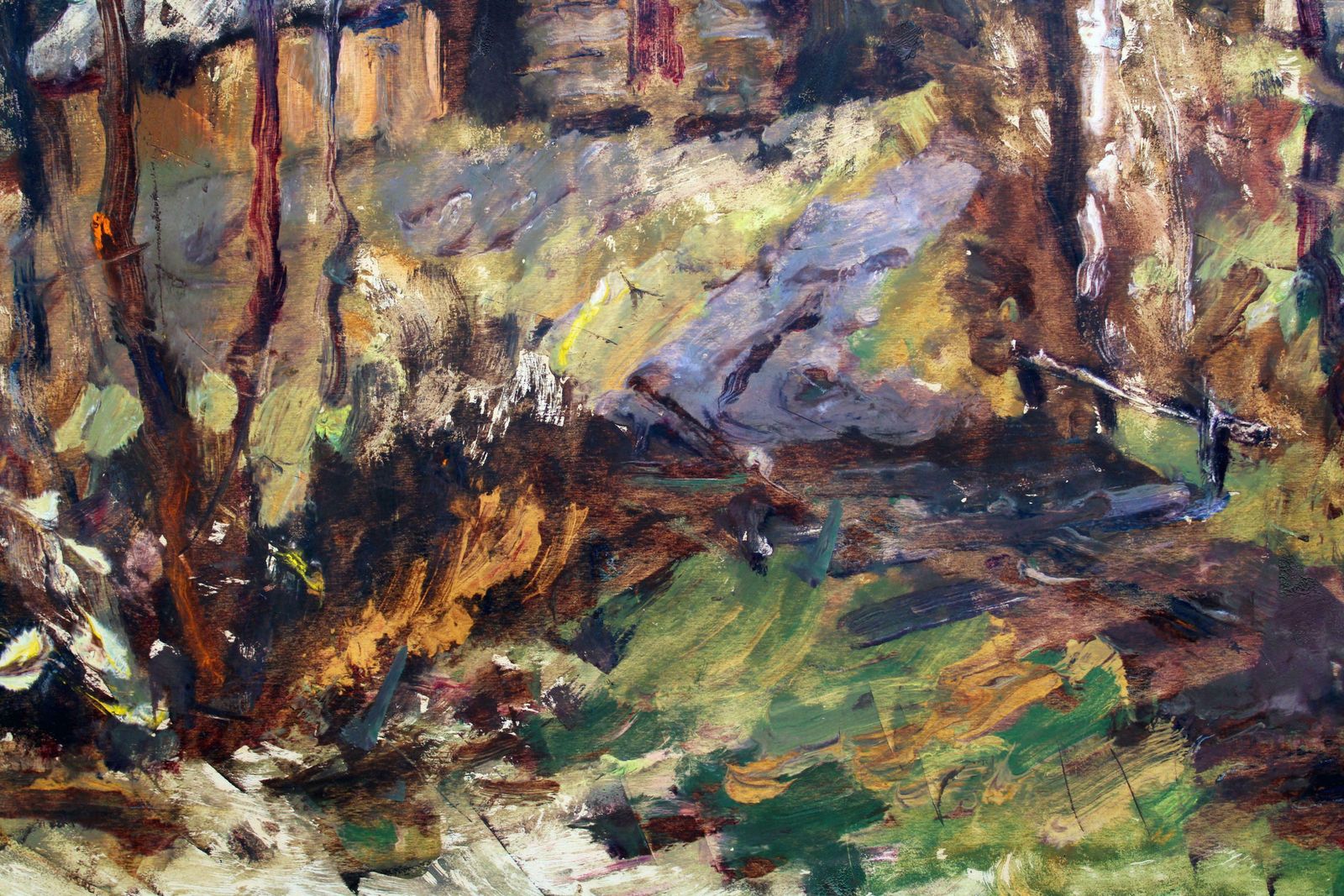 Edgars Vinters Late Autumn. 1972. Paper, Monotype photo vinterior