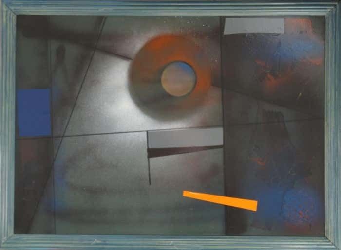 Triptych "Silence" Cardboard, Mixed Media Art, photo 1065.0