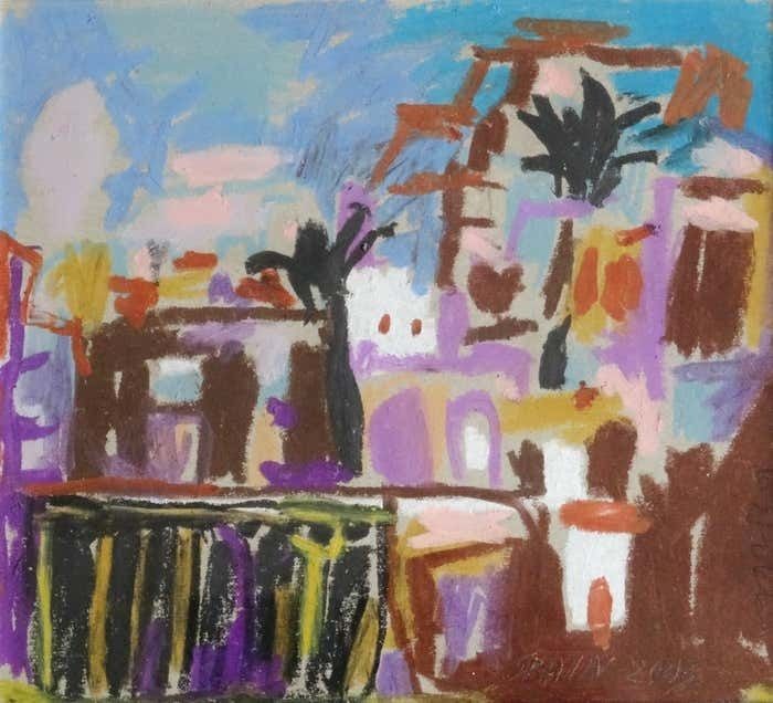 Gunta Liepina Griva Valencia. 2003, Pastel On Paper,