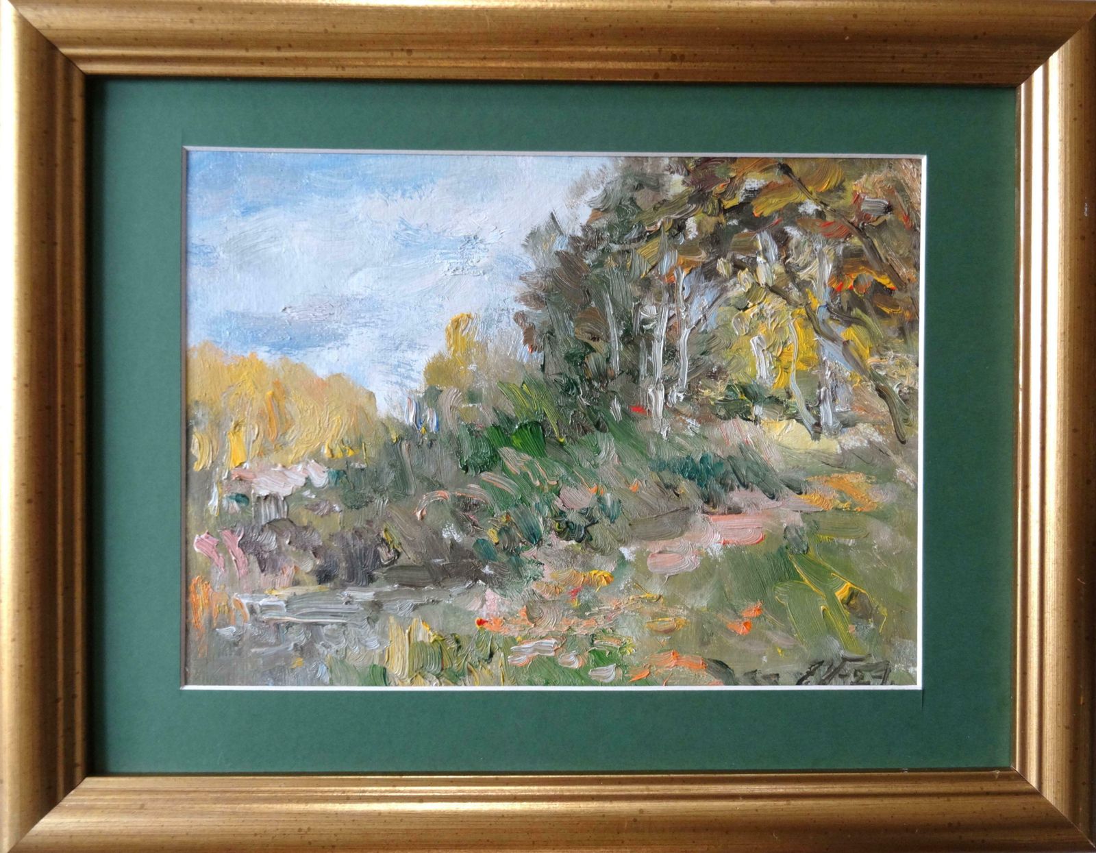 Edgars Vinters Landscape. 2007. Oil On Cardboard, photo furniture