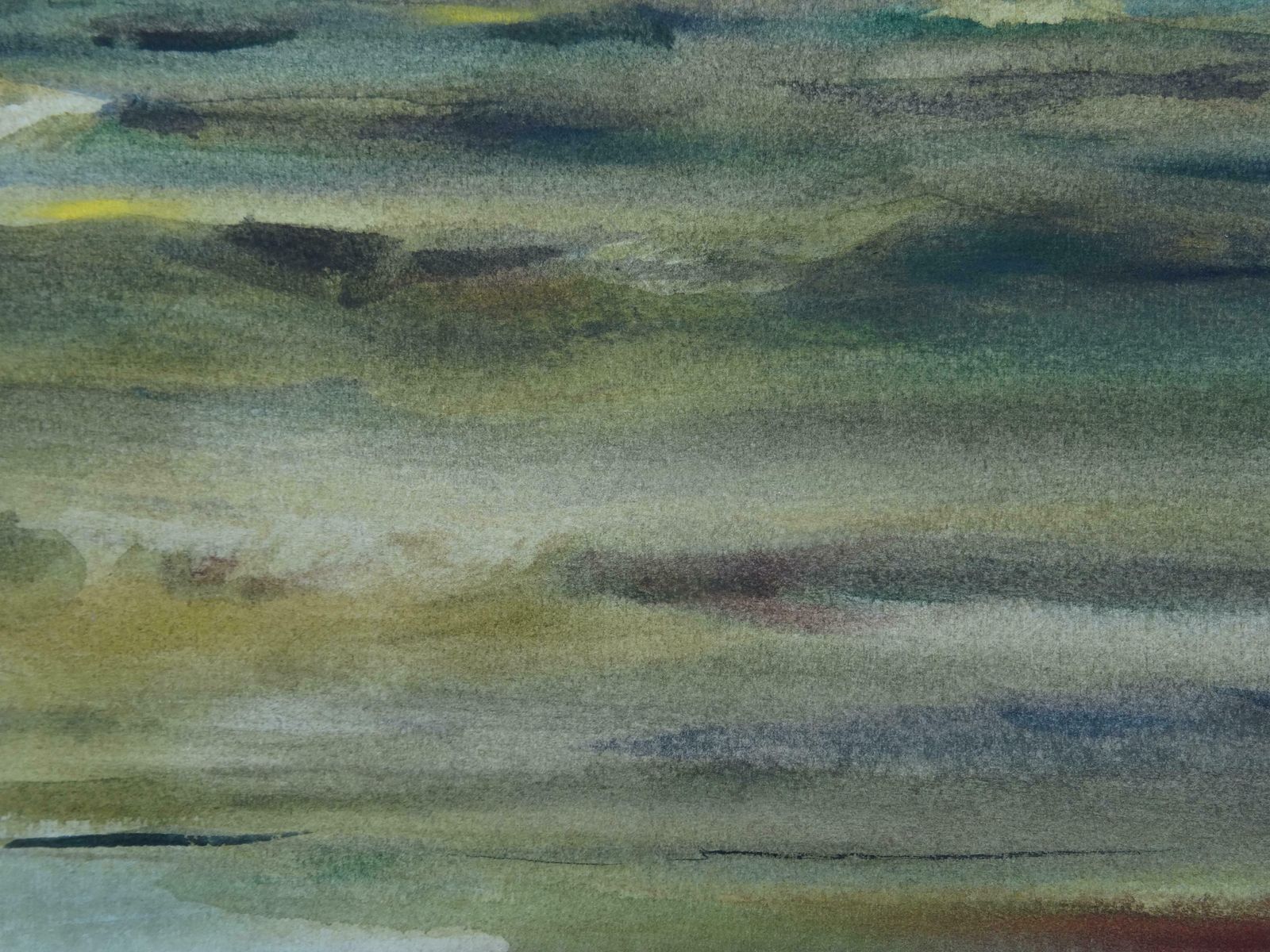 Zigmunds Snore Morning At The Sea. 2020. Watercolour, Paper, photo Art
