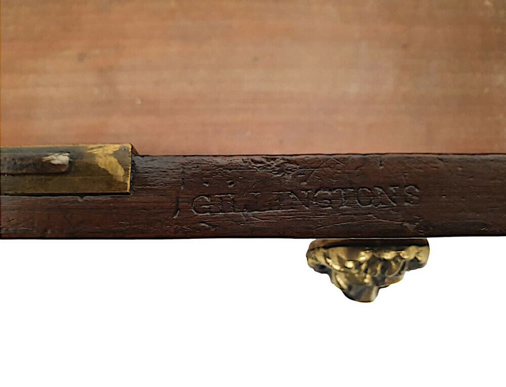 A Very Rare And Fine Irish Georgian Sofa Table Stamped Gillington Of Dublin photo buy