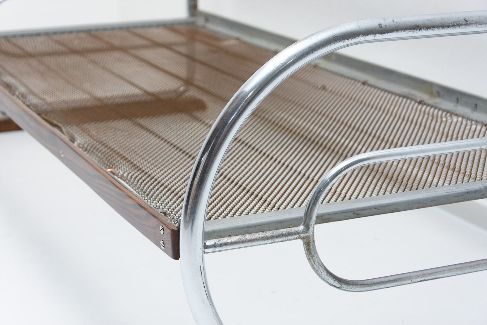 Chromen Bauhaus Sofa Van Hynek Gottwald, Bohemen, Jaren 1930 photo vinterior